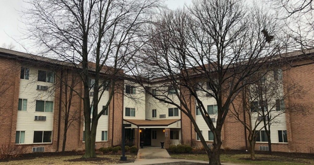 Affordable housing apartment building exterior