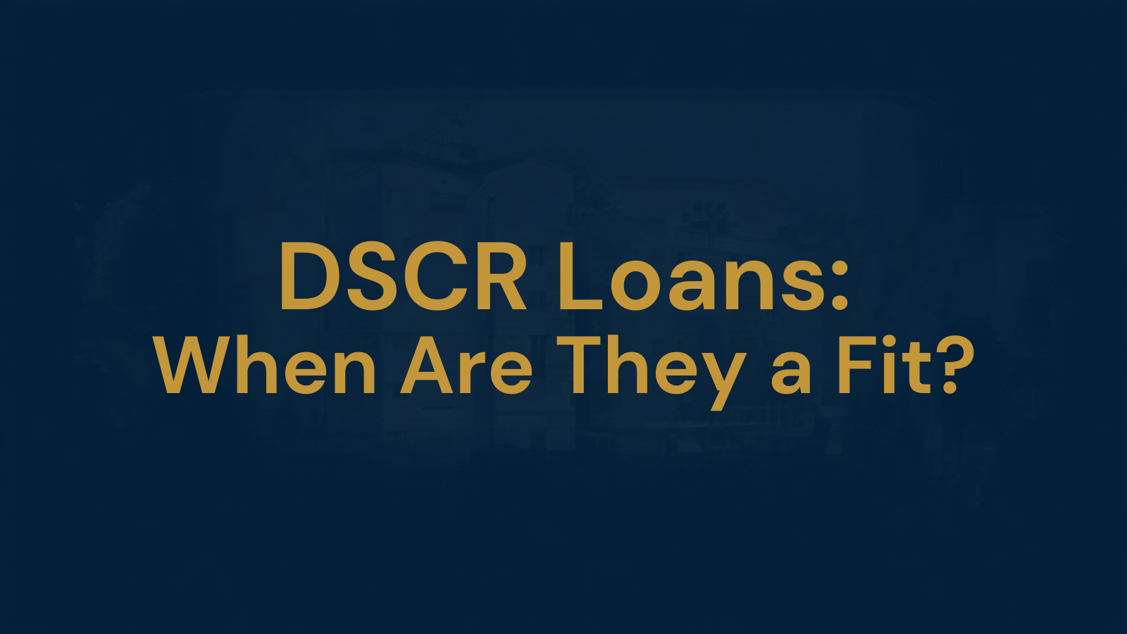 dscr-loans