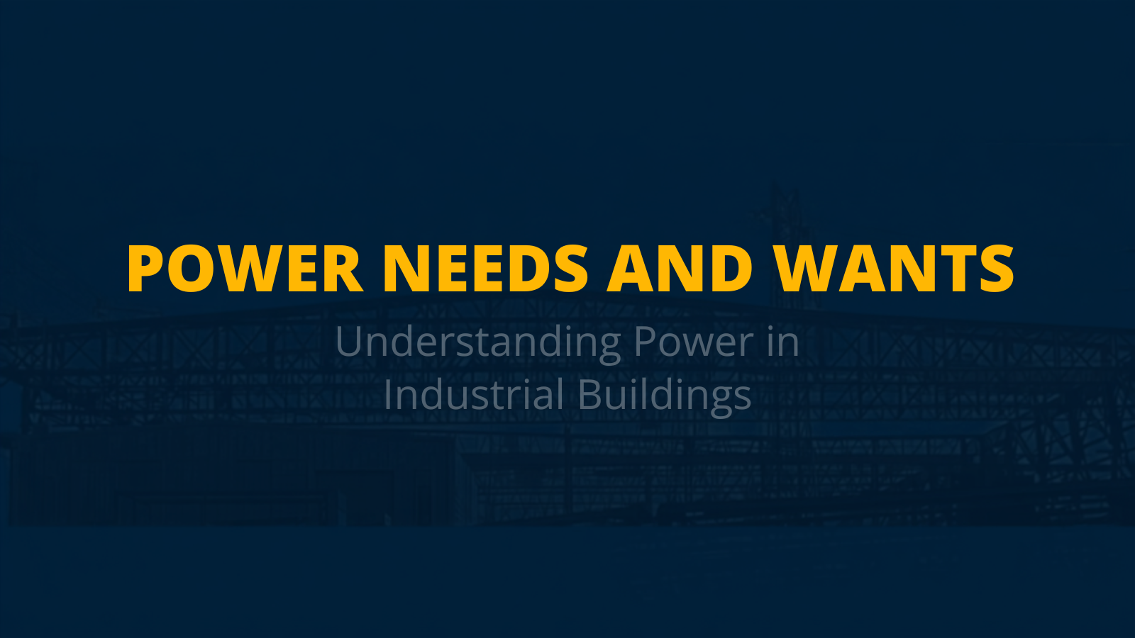 Power Needs and Wants Header